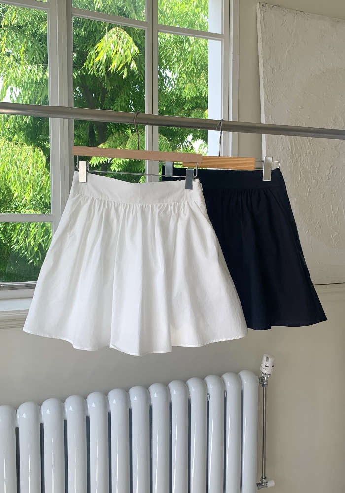 Flare Cotton Skirt Pants